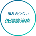 痛みの少ない低侵襲治療